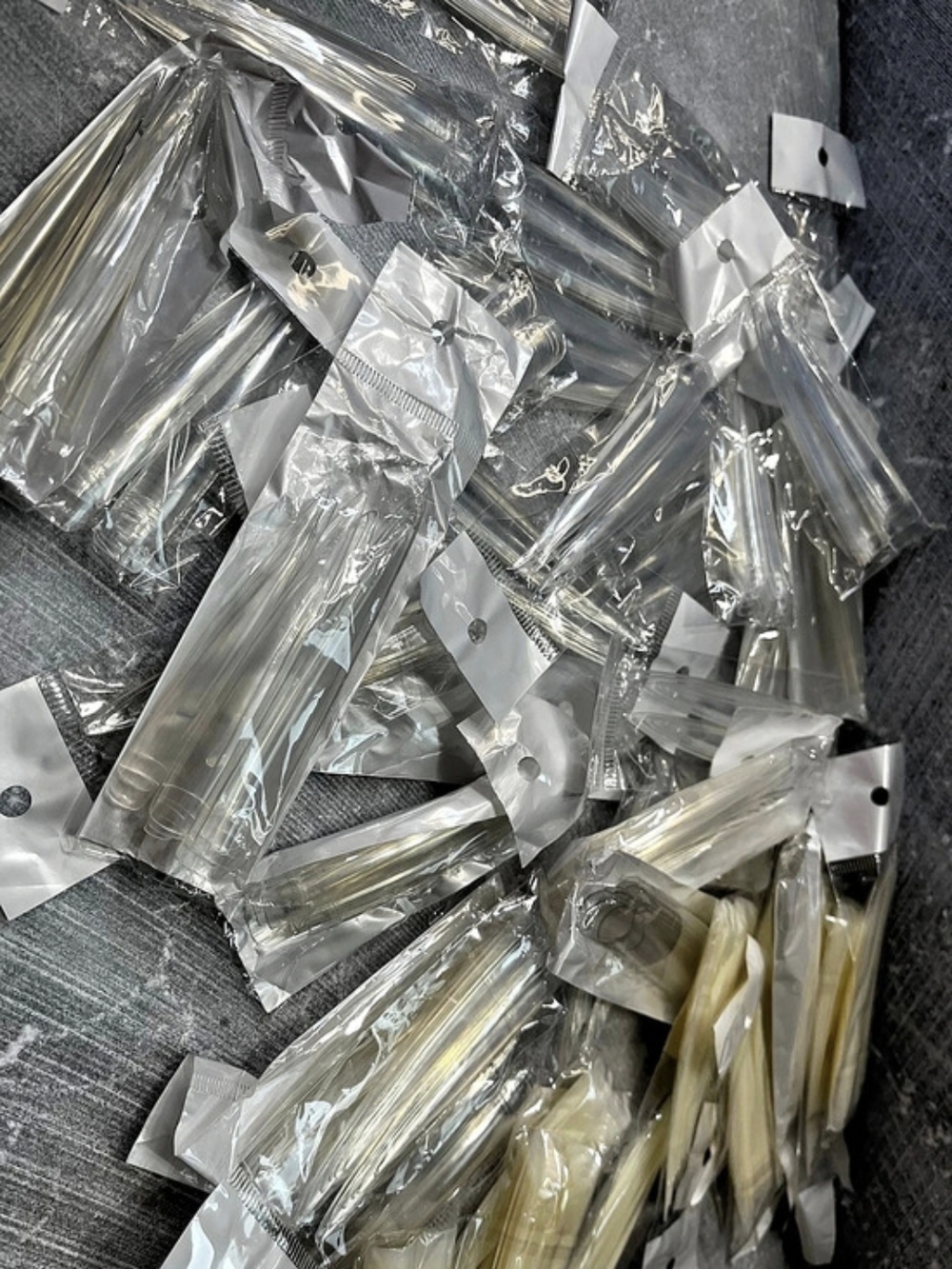 XXL Stiletto Nail Tips Clear & White